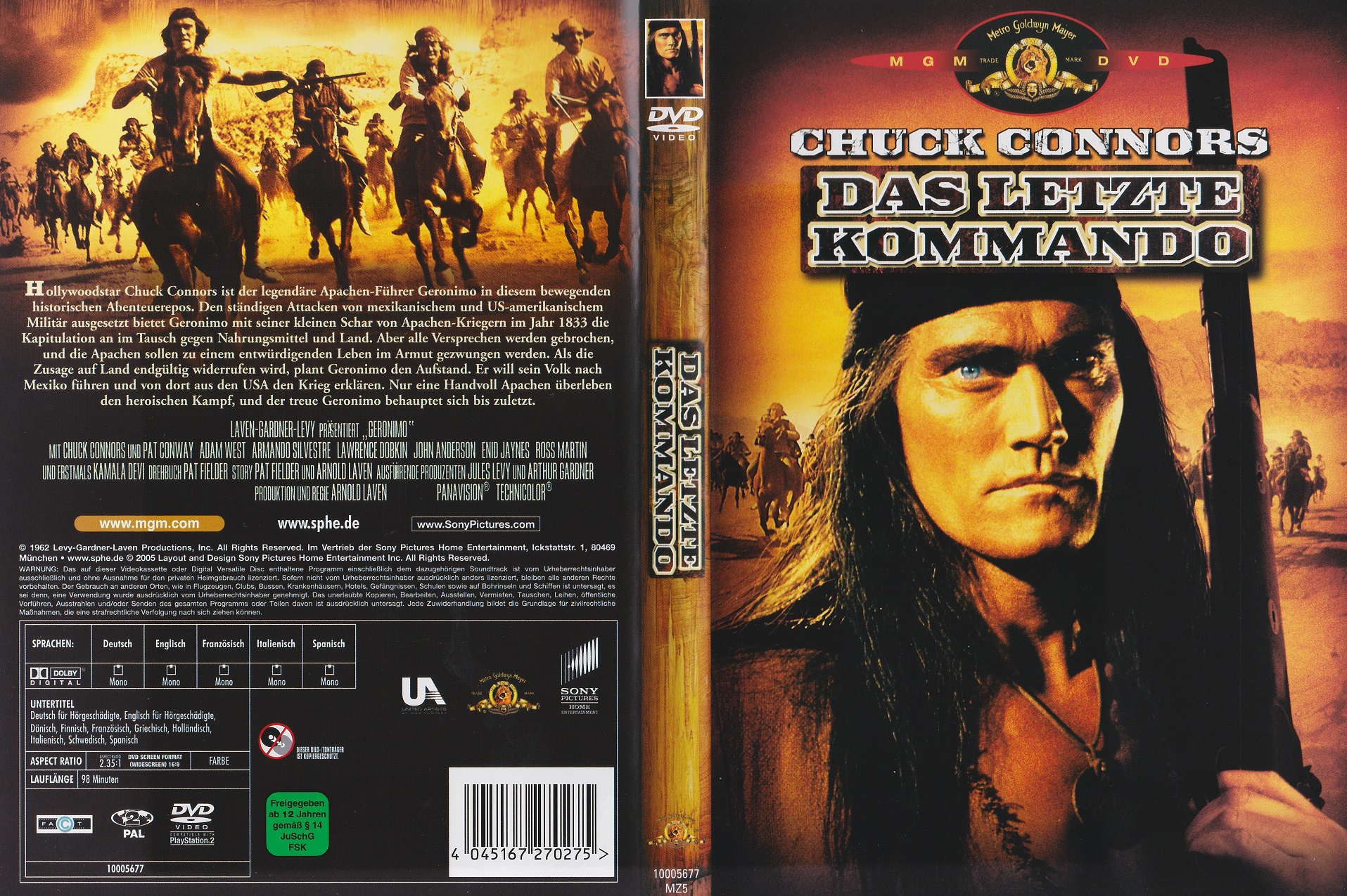 OFDb Das Letzte Kommando (1962) DVD MGM / Sony