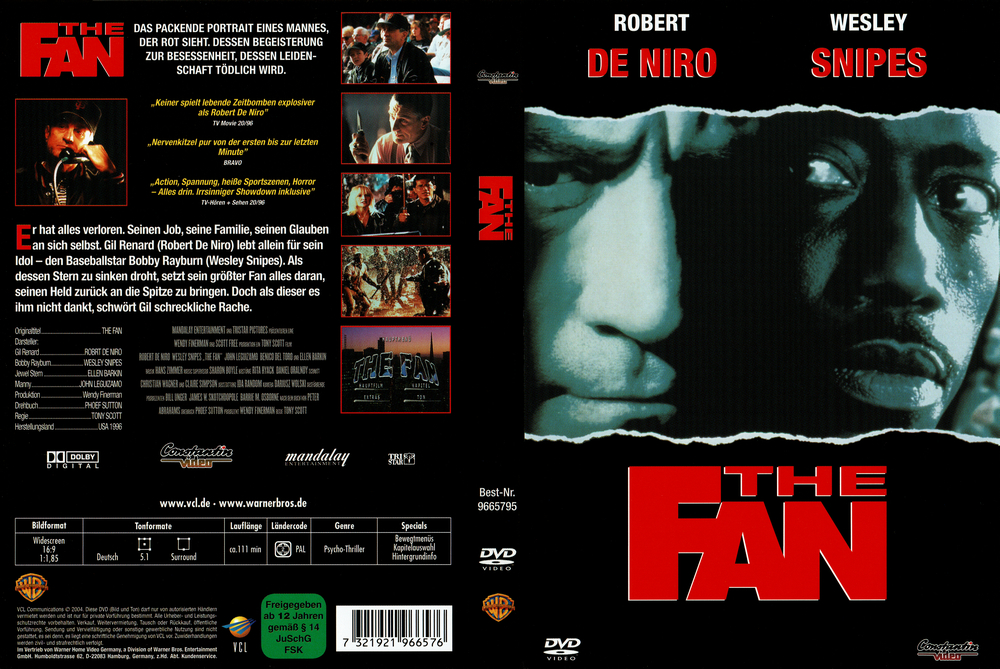 OFDb The Fan (1996) DVD VCL / Warner