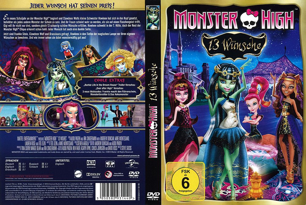 OFDb Monster High 13 Wünsche (2013) DVD Universal Pictures