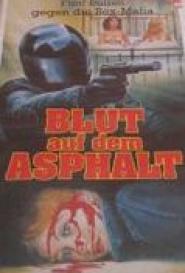 Blut auf dem Asphalt