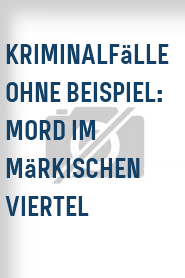 Kriminalfälle ohne Beispiel: Mord im Märkischen Viertel